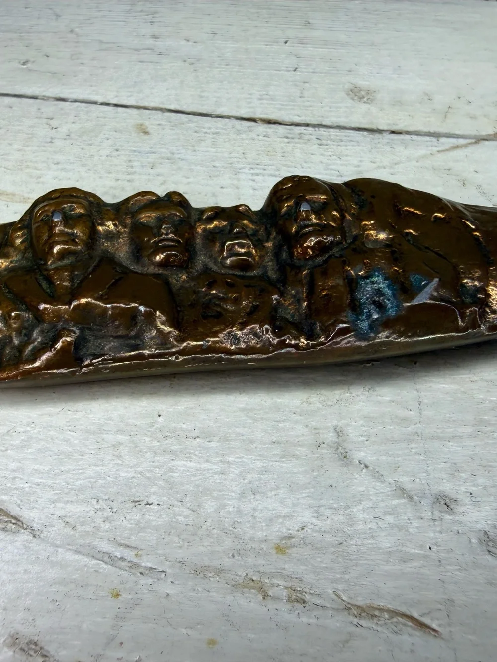 Vintage Mount Rushmore National Memorial Copper letter opener souvenir